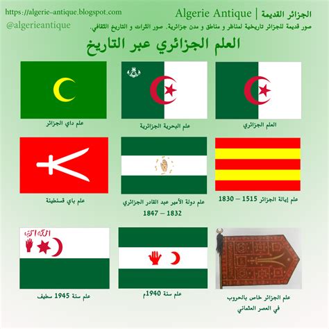 علم الجزائر عبر التاريخ